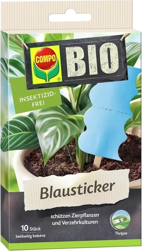 COMPO Bio Blausticker, 10 Stück