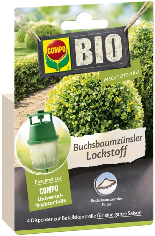 COMPO BIO Buchsbaumzünsler Lockstoff, 4 Stück