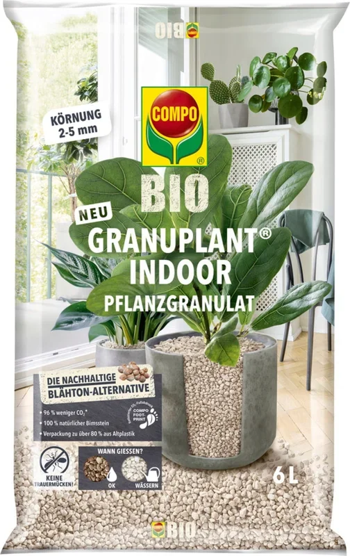 COMPO Bio Indoor-Pflanzgranulat, 6 Liter