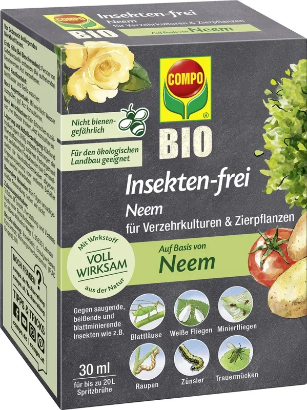 COMPO BIO Insekten-frei Neem, 75 ml – Reg.Nr.: 2699-902