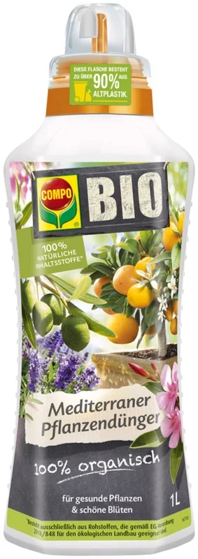 COMPO BIO Mediterraner Pflanzendünger, 1 l