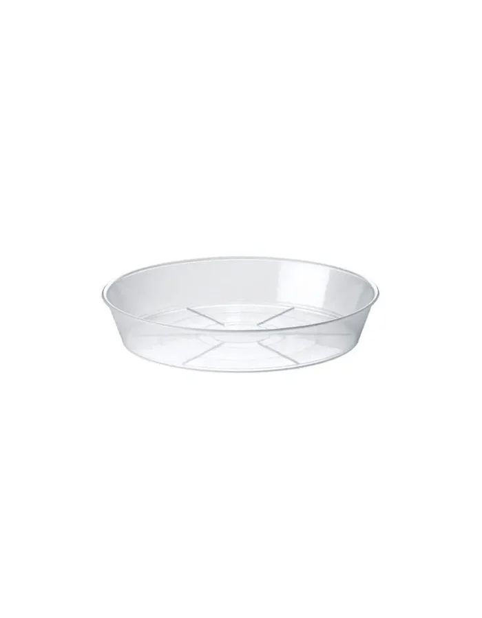 Cristal Runde Untertasse 18 cm Transparent