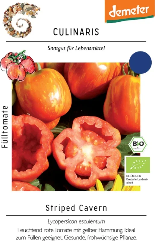 Culinaris Bio Fülltomate Striped Cavern