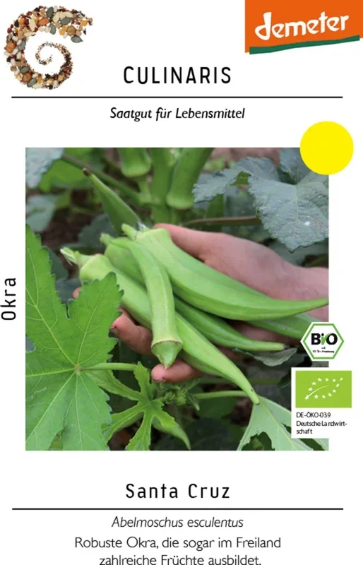 Culinaris Bio Okra Santa Cruz