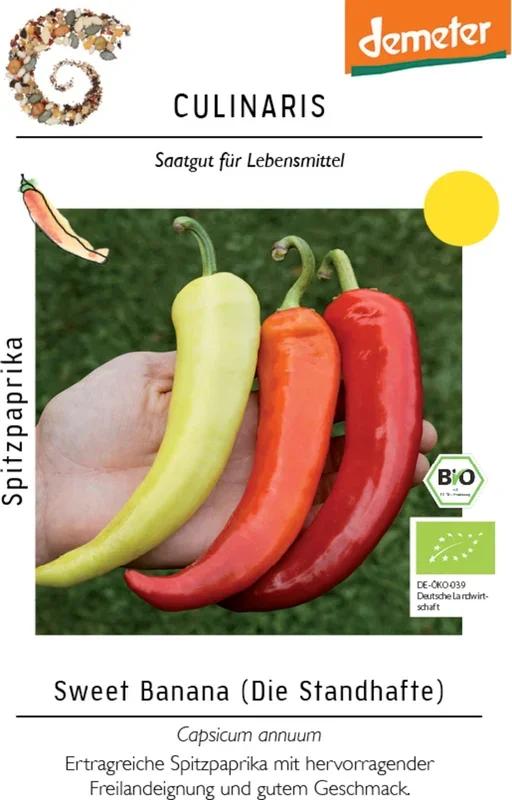 Culinaris Bio Paprika Sweet Banana