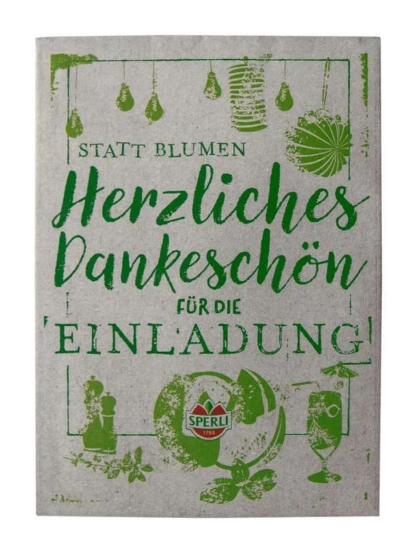 Dankeskarte Saatguttüte zum Verschenken – Grillkräutermix [MHD 01/2023]