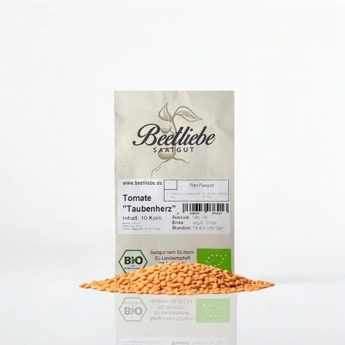 Dattelomate Taubenherz – BIO-Tomatensortensamen samenfest, süß-würziger Geschmack