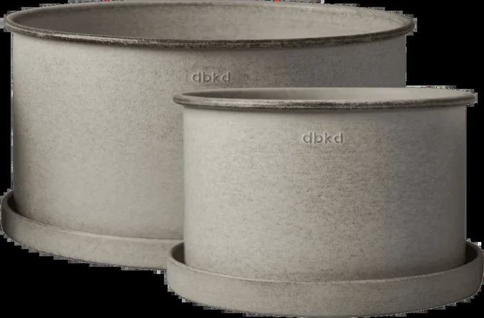 DBKD PLANT BOWL 2-set, black