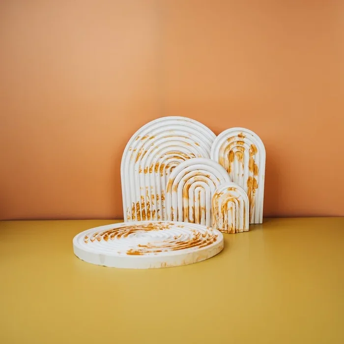 DEKORATION – CIRCLE YELLOW SPLASH