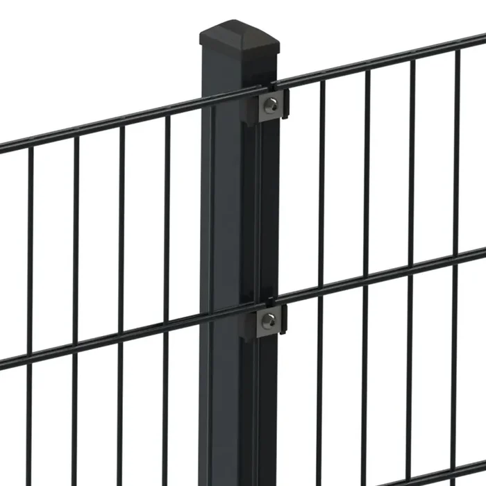 Doppelstabmattenzaun 103 x 251 cm, anthrazit, 8/6/8, Standard