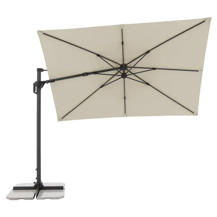 Doppler Pendelschirm ‚Active Green Edition‘, natur, ca. 210 x 310 cm