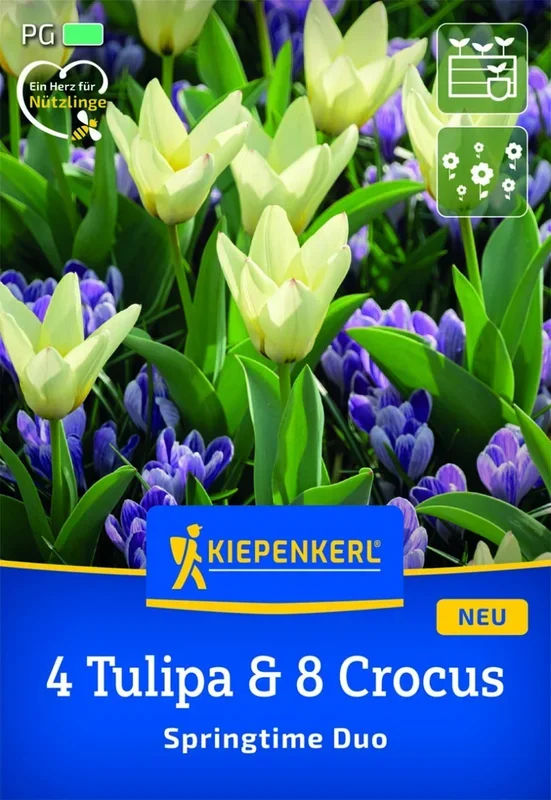 Duo-Mix Springtime, 12 Stück, Herbstblumenzwiebeln Kiepenkerl