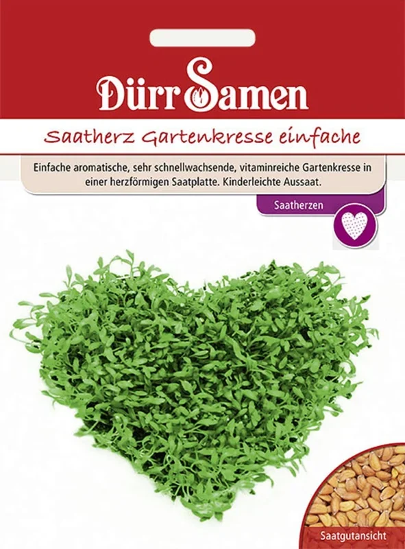 Dürr Samen Saatherzen Kresse einfache