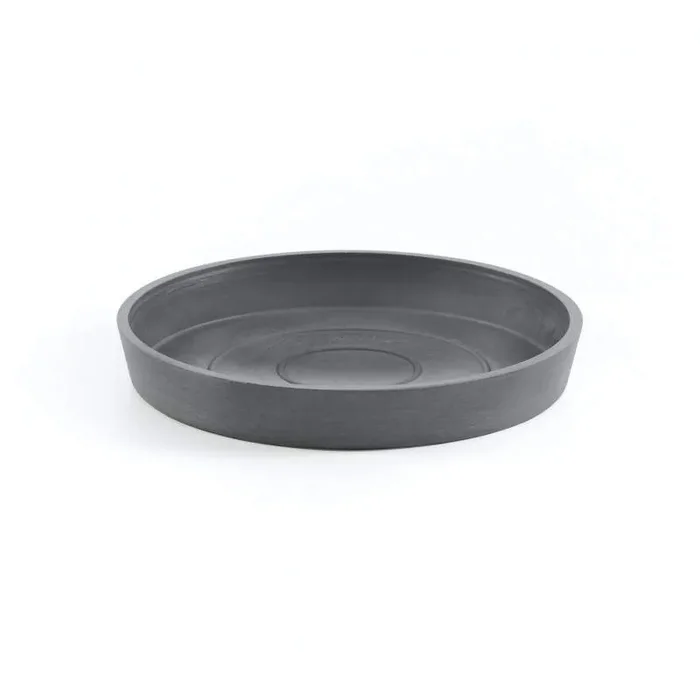 Ecopots Amsterdam Graue Untertasse 40cm