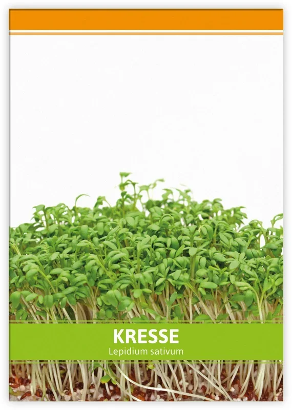 Einfache Kresse für Werbezwecke