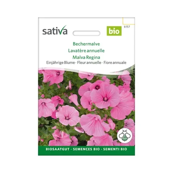 Einjährige Blume Bechermalve Biosamen b157