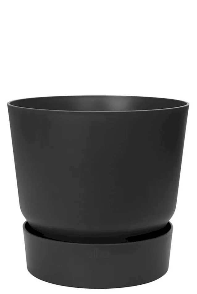 Elho Greenville Topf – schwarz