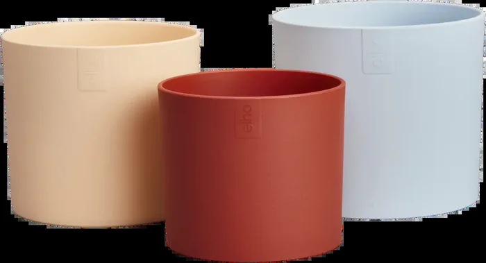 elho Lex Pott Set 14 cm, samt-creme