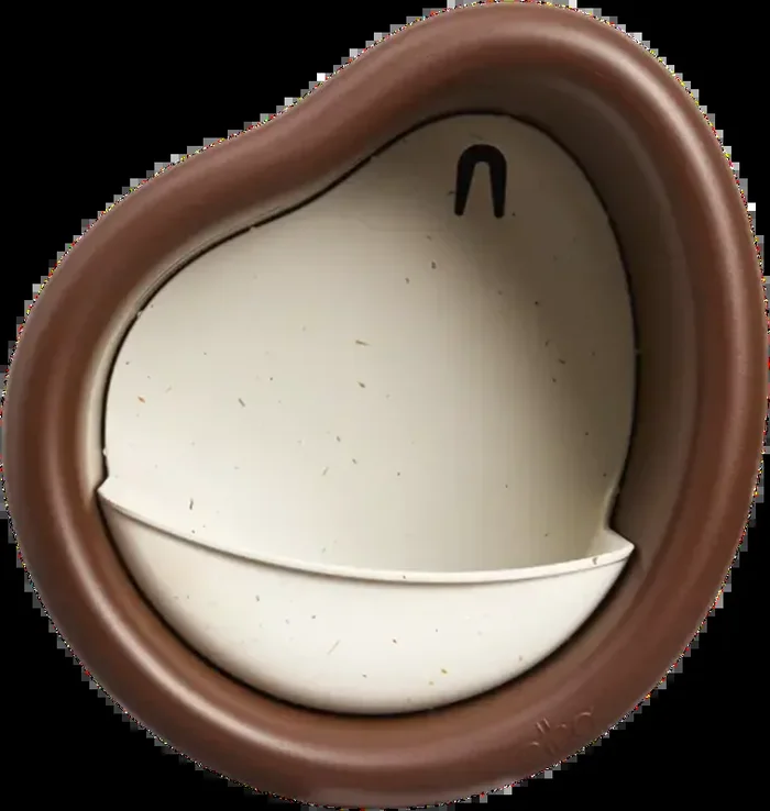 elho organic Vogelfutterhaus 25cm, kastanien braun