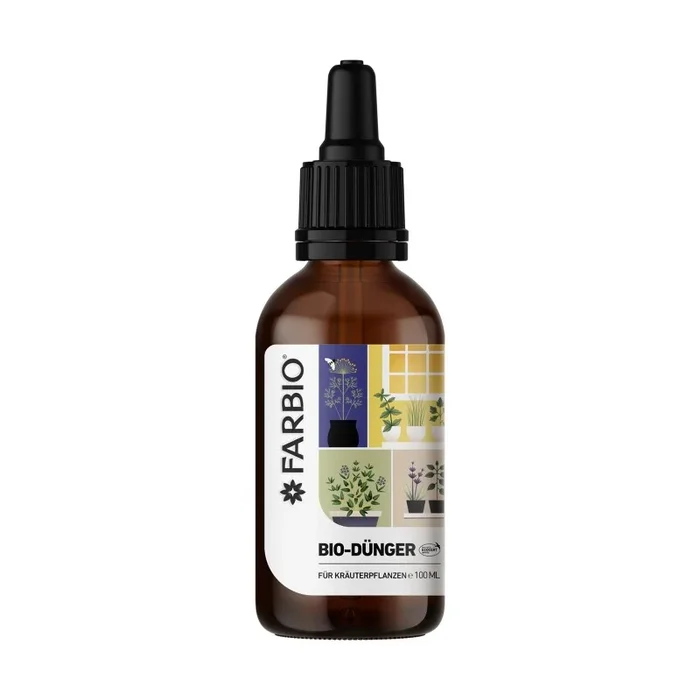 FARBIO® Bio-Dünger für Kräuterpflanzen, 100ml