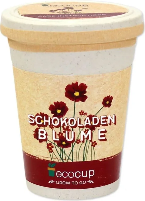 Feel Green ecocup „Schokoladenblume“