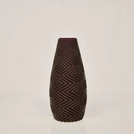 Felicia 3D-Wandvase 18x8x5cm Bronze-Metallic