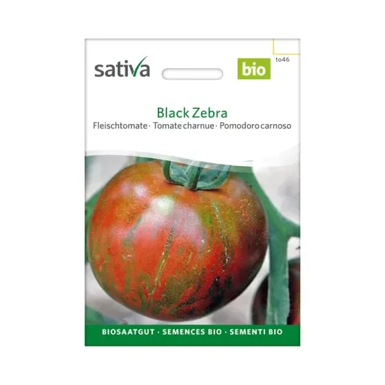 Fleischtomate Black Zebra Biosamen to46