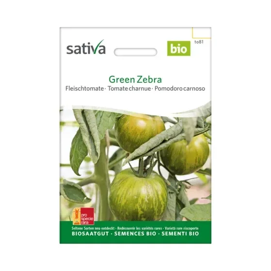 Fleischtomate Green Zebra Biosamen to81