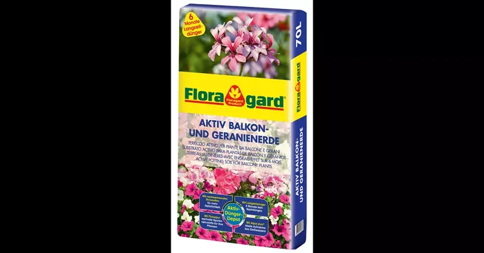 Floragard Aktiv Balkon- und Geranienerde 70l