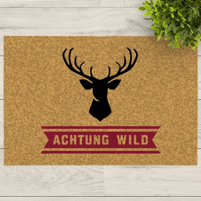 Fußmatte „Achtung Wild“ Bestellnummer 9013382