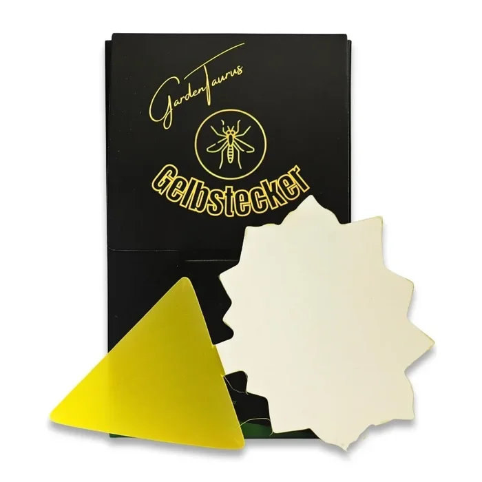 GardenTaurus® Gelbstecker Sunflower Design, 10 Stück, Schädlingsbefall erkennen und vorbeugen