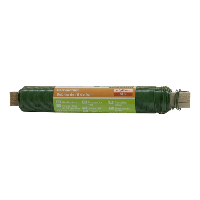 Gartendraht, 50 m x 0,65 mm, grün Bestellnummer 7713815