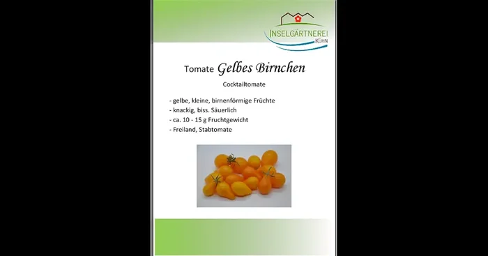 Gelbes Birnchen