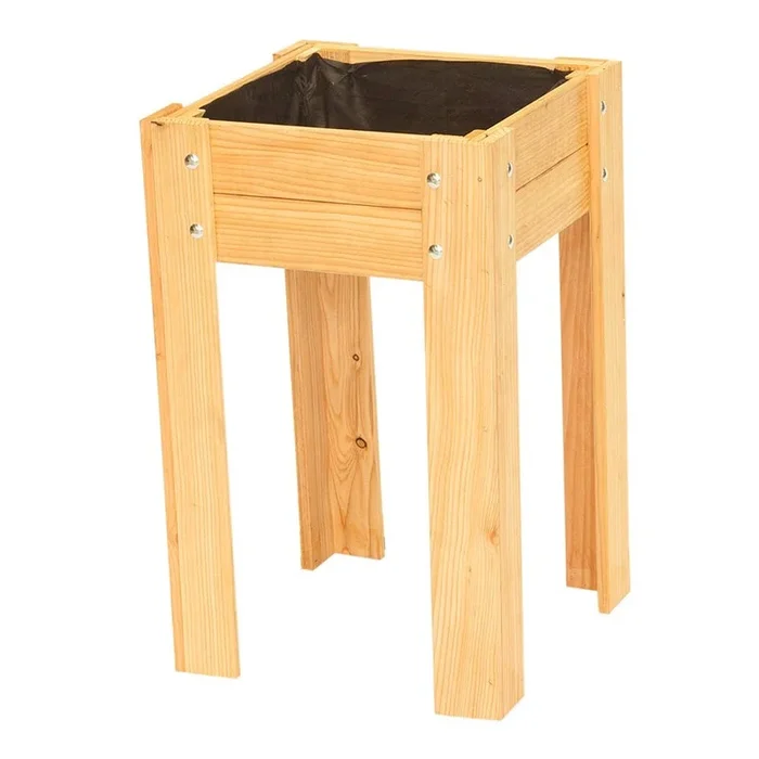 Gemüsegarten aus Lärchenholz Klasse 3 auf Ständer Jura – 50x50x80cm