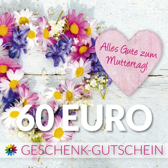 Geschenk-Gutschein, Wert 60 Euro Muttertag Bestellnummer 9995428