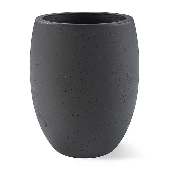 Grigio Tall Balloon Planter – Anthracite Concrete