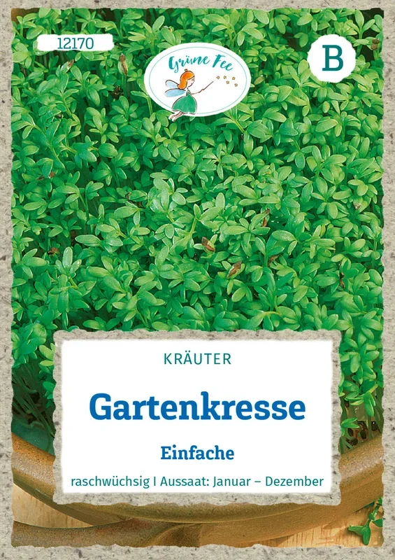 Grüne Fee Gartenkresse Einfache Grüne