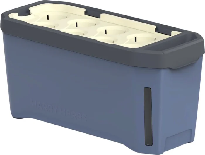 Gusta Garden Harry Herbs Kräutertopf – ohne Haube, blau