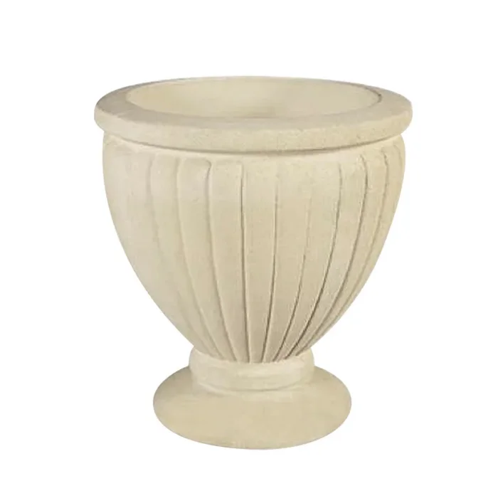 Hairie-Grandon – Ovale Schale – Diam 73cm – Off-White