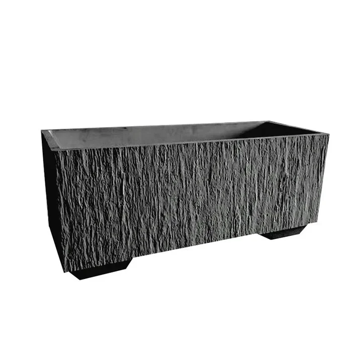 Hairie-Grandon – Wanne Quiberon rechteckig – Länge 115cm – Ton Schiefer