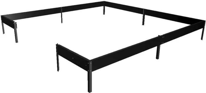 Halls Fundamentrahmen Qube+, 6,6 m²