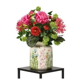 Handgebundenes Kunstblumenstrauß Sanne Dublin 60cm