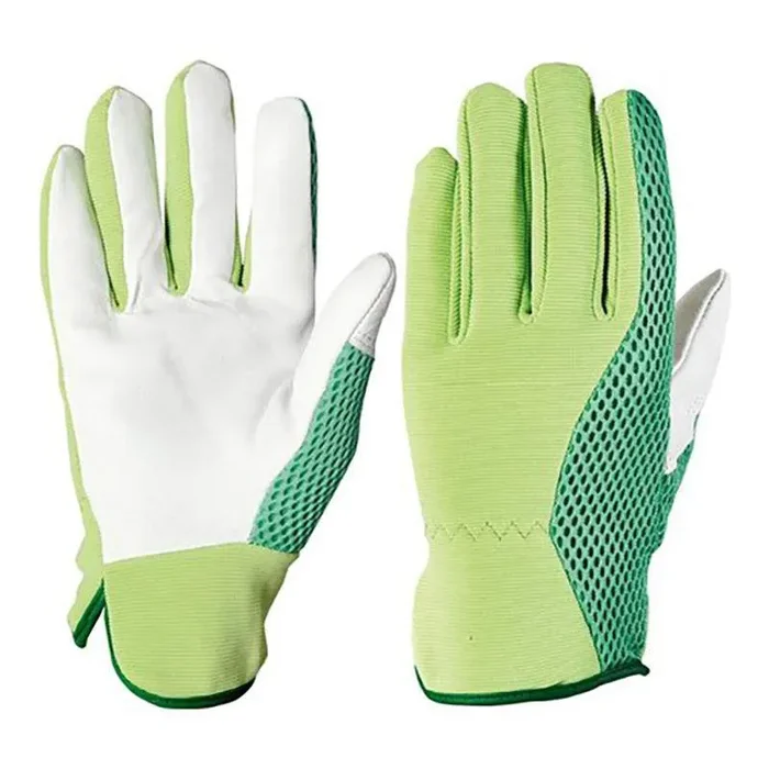 HANDSCHUHE ZURÜCK TRANSP.ELAST. LEDER Größe XL