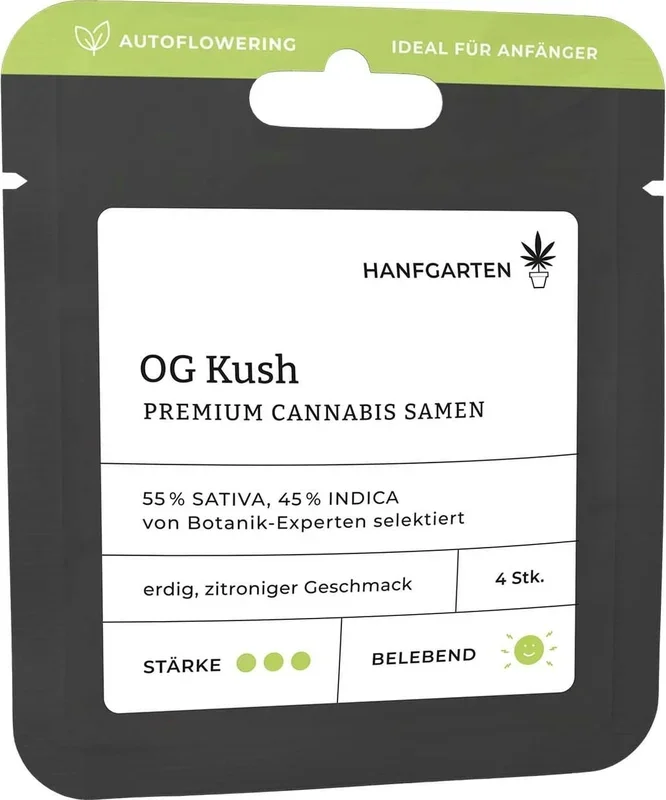 Hanfgarten Cannabis Samen – OG Kush | Autoflowering