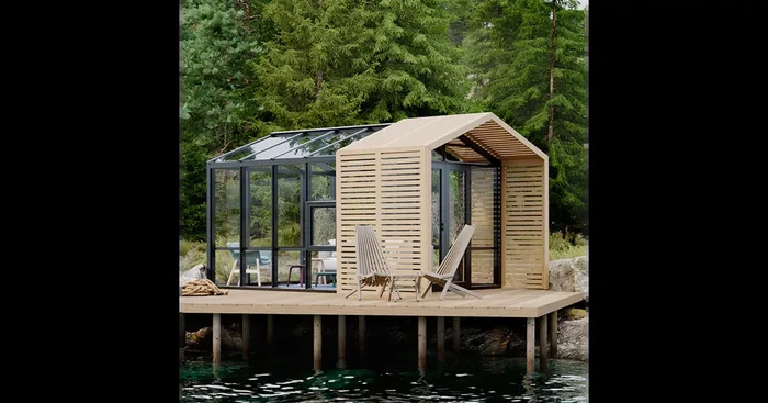 Holzdesignhaus ‚Maris‘ Holz Kiefer