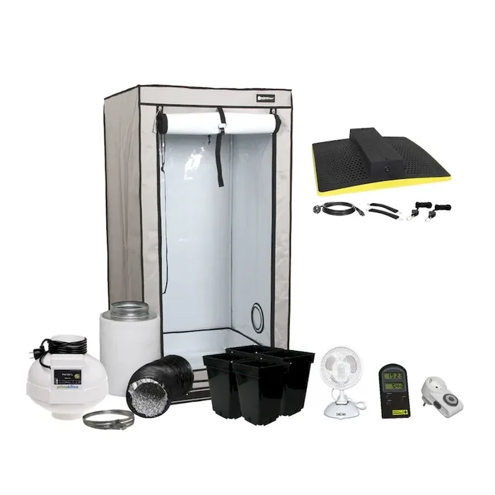 Homebox 80x80x180 cm Growbox Set 3 Pflanzen LED Garden Highpro LEDMAXECO 150W