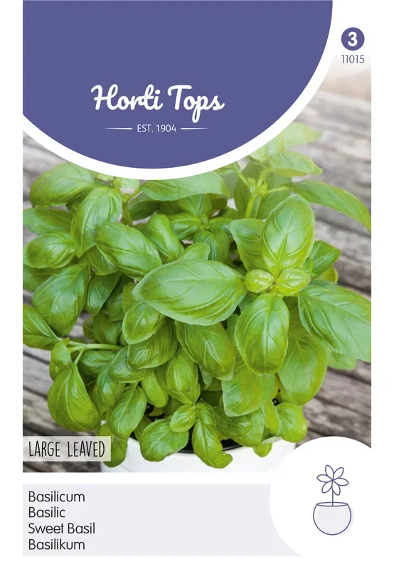 Horti Tops Basilikum Großes grünes