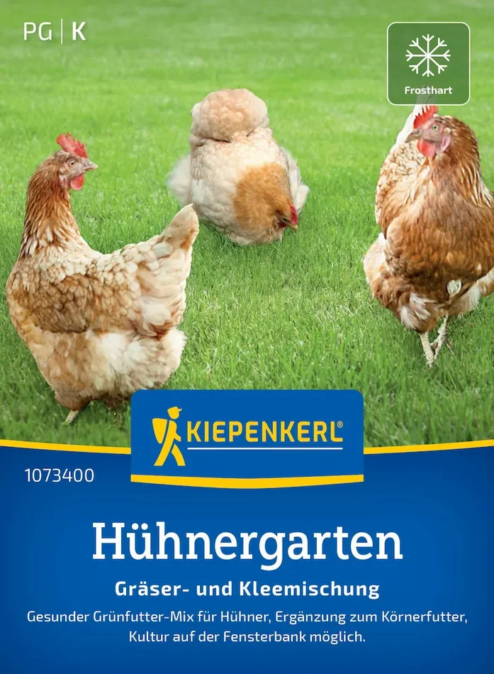 Hühnergartensamen Gräser- und Kleemischung