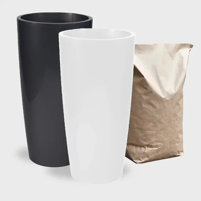 Hydro Business Pflanzgefäß Vase mit Blähton
