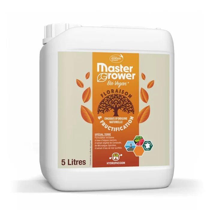 HydroPassion – Master Grower Bio Vegan – Blütendünger – 5L